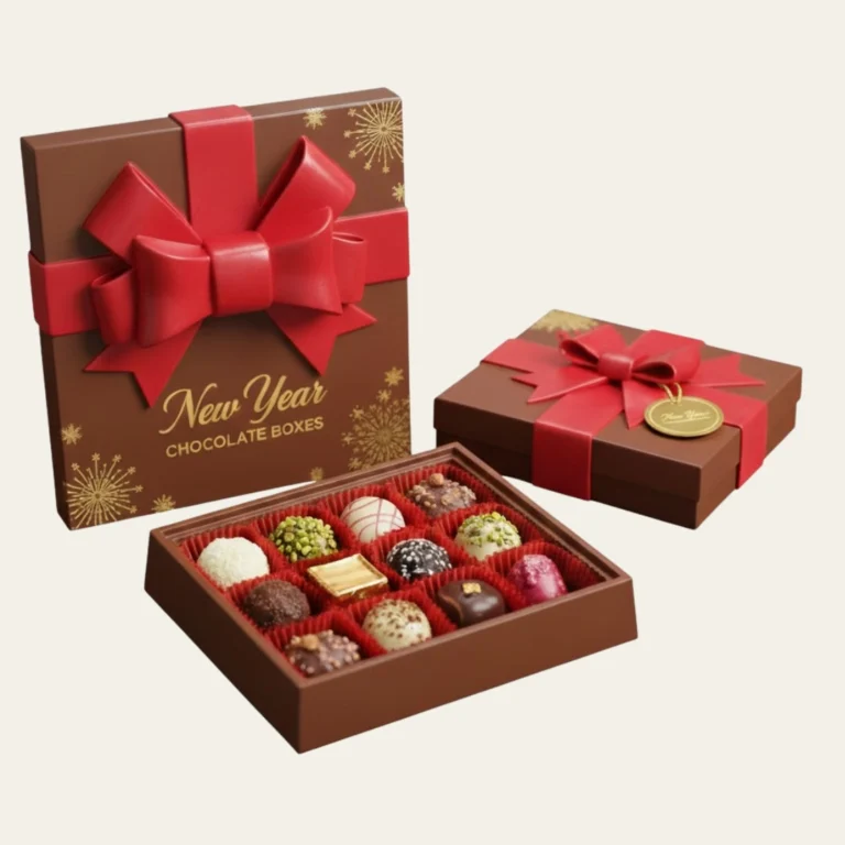New Year Chocolate Boxes - Hot Custom Boxes