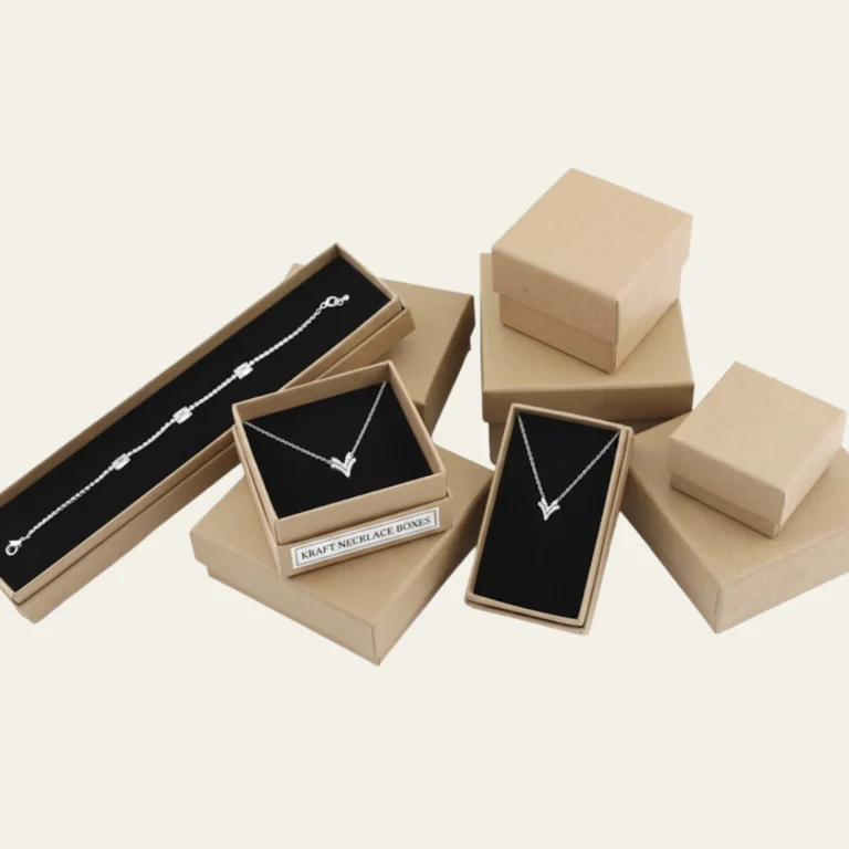 Kraft Necklace Boxes - Hot Custom Boxes