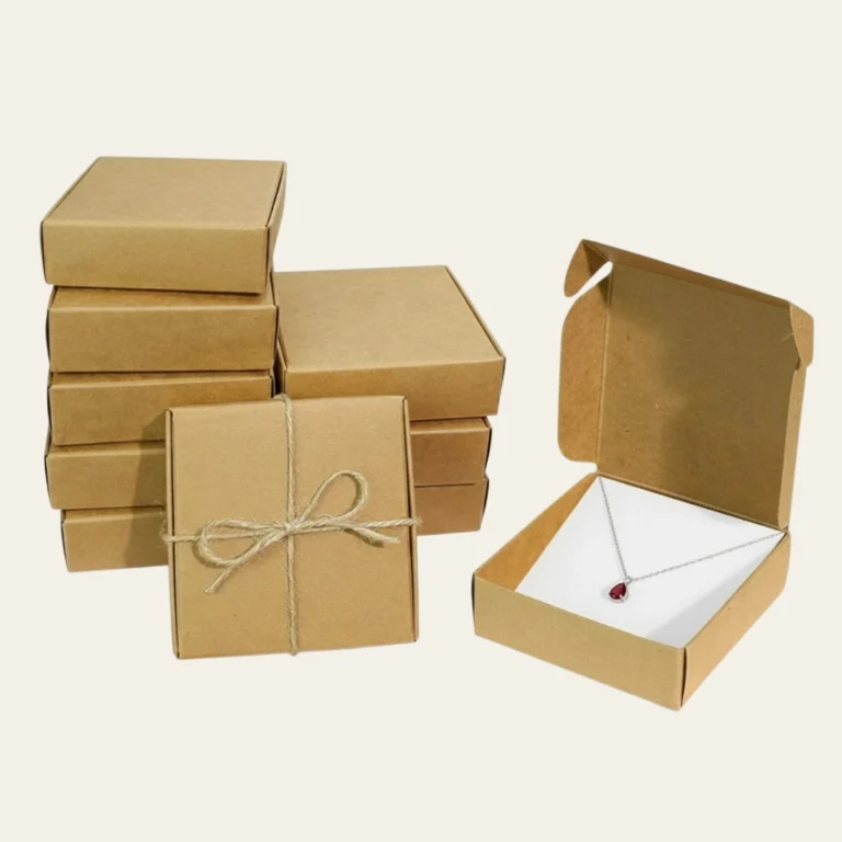 Kraft Necklace Boxes - Hot Custom Boxes