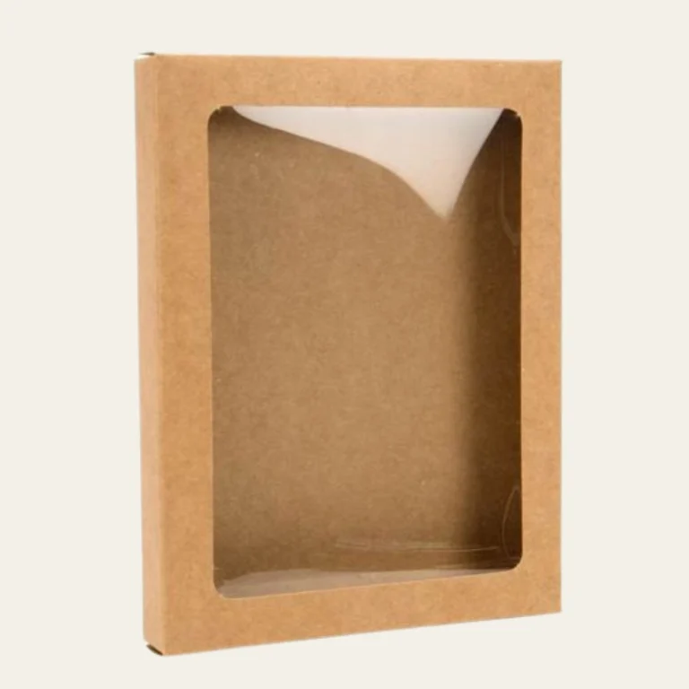 Kraft Paper Window Boxes - Hot Custom Boxes