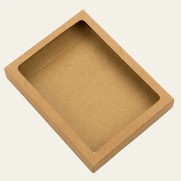 Kraft Paper Window Boxes - Hot Custom Boxes