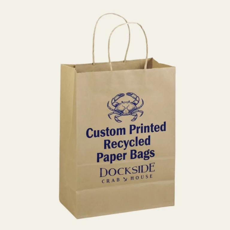 Custom Printed Recycled Paper Bags - Hot Custom Boxes