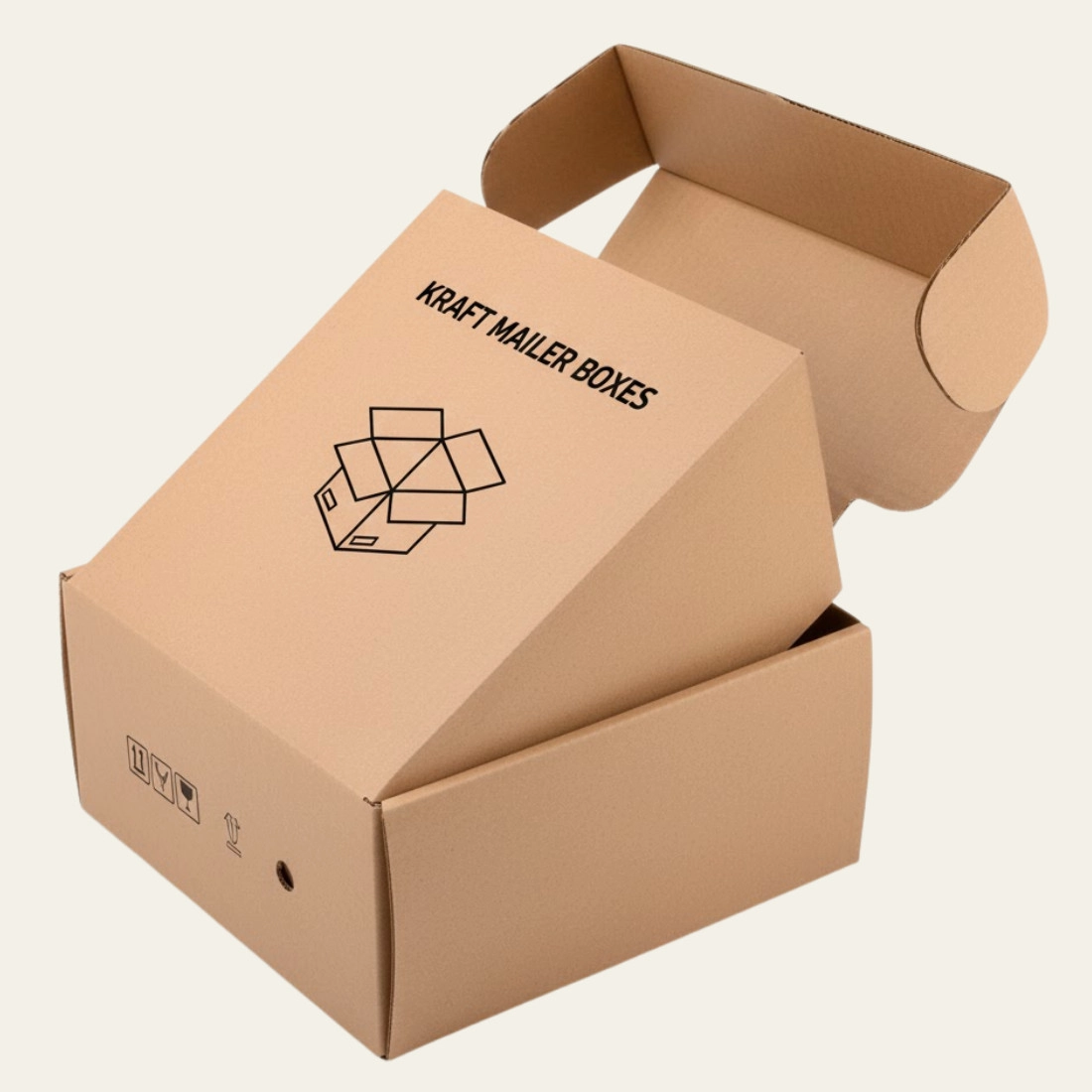 Kraft Mailer Boxes - Hot Custom Boxes