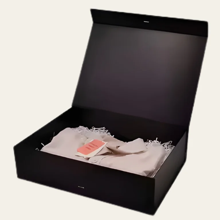 Black Apparel Packaging Boxes - Hot Custom Boxes