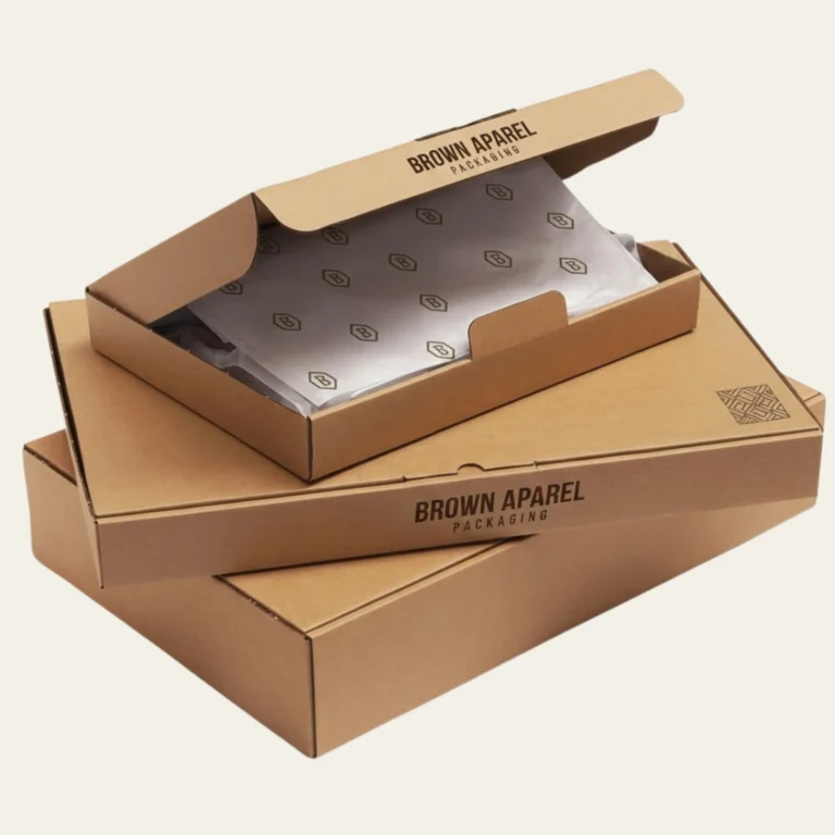 Brown Apparel Packaging Boxes - Hot Custom Boxes
