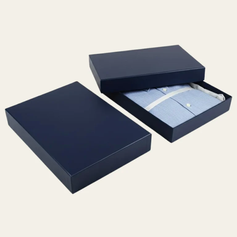 Blue Apparel Packaging Boxes - Hot Custom Boxes