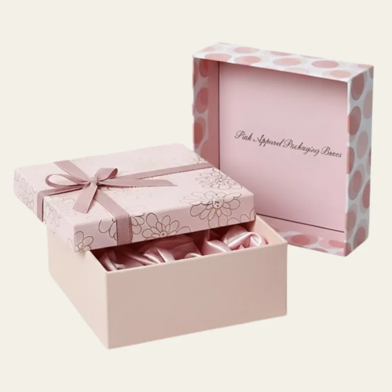 Pink Apparel Packaging Boxes - Hot Custom Boxes