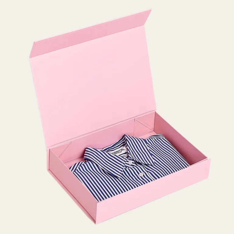 Pink Apparel Packaging Boxes - Hot Custom Boxes