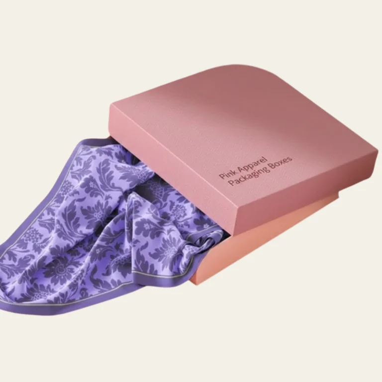Pink Apparel Packaging Boxes - Hot Custom Boxes
