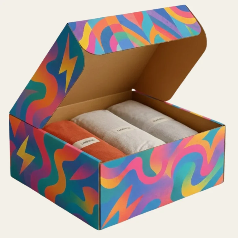 MulticolorMulticolored Apparel Packaging Boxes - Hot Custom Boxes