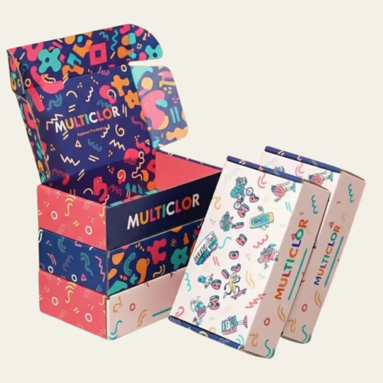 MulticolorMulticolored Apparel Packaging Boxes - Hot Custom Boxes