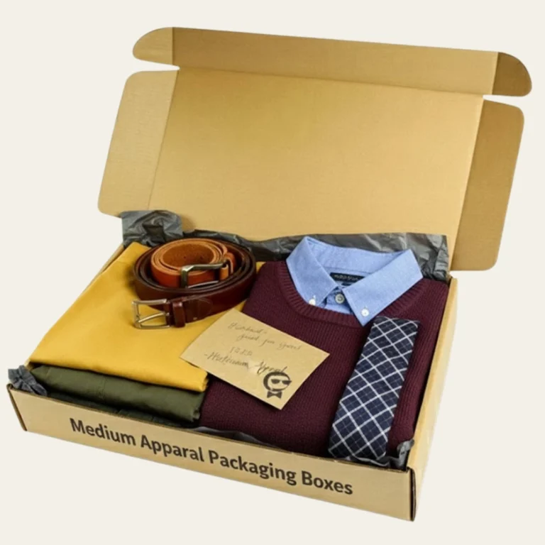 Medium Apparel Packaging Boxes - Hot Custom Boxes