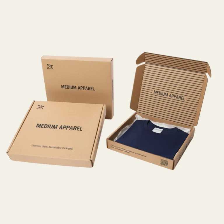 Medium Apparel Packaging Boxes - Hot Custom Boxes