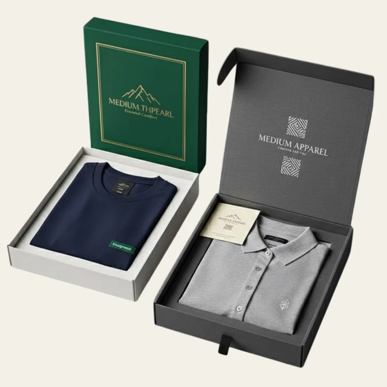 Medium Apparel Packaging Boxes - Hot Custom Boxes