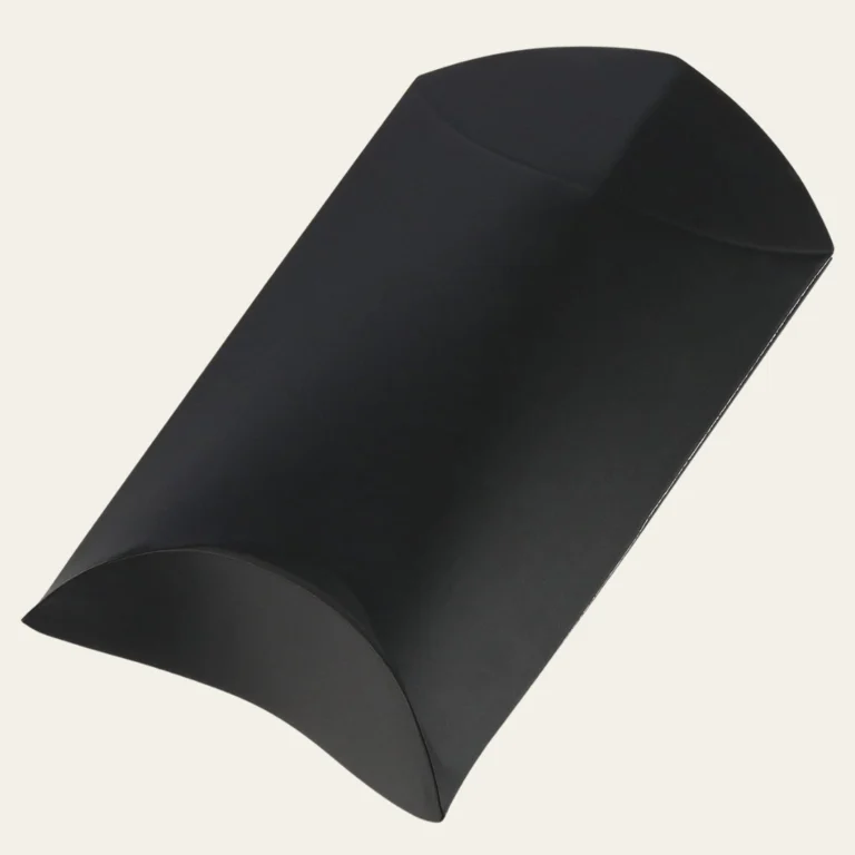 Large Black Pillow Boxes - Hot Custom Boxes