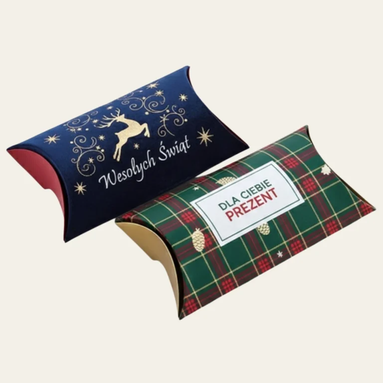 Large Multicolor Pillow Boxes - Hot Custom Boxes