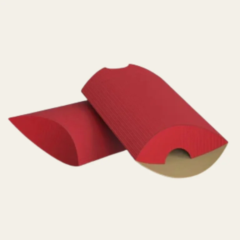 Small Red Pillow Boxes - Hot Custom Boxes