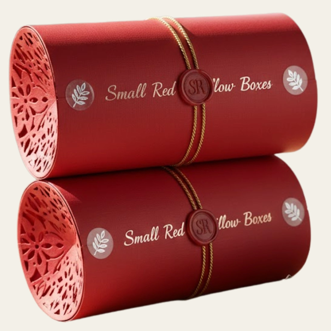 Small Red Pillow Boxes - Hot Custom Boxes