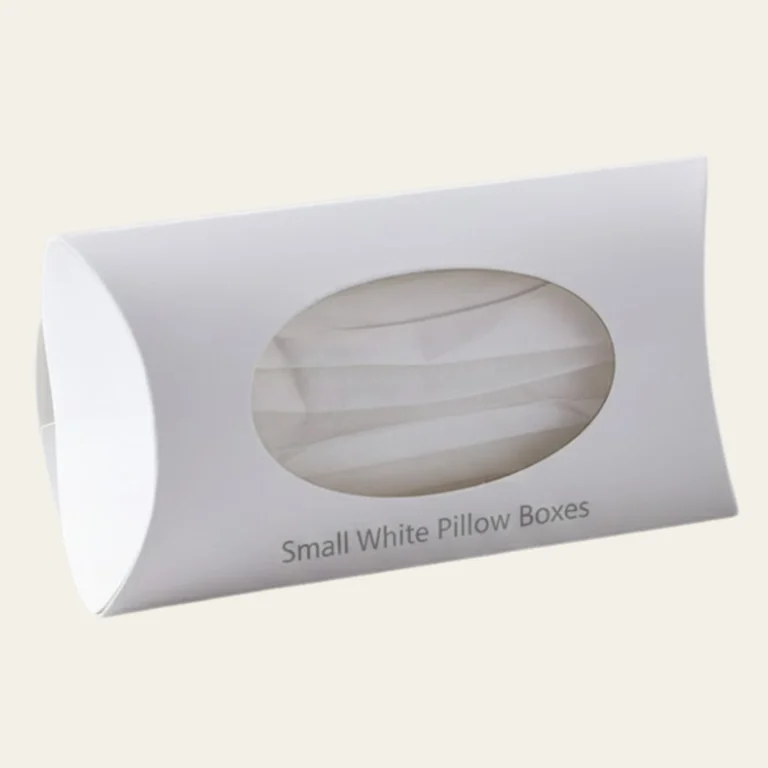 Small White Pillow Boxes - Hot Custom Boxes