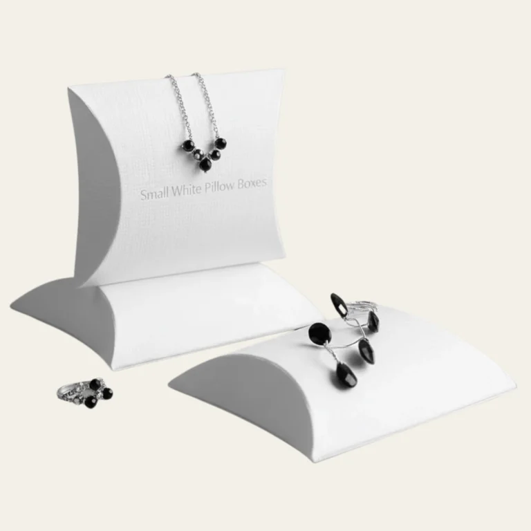 Small White Pillow Boxes - Hot Custom Boxes