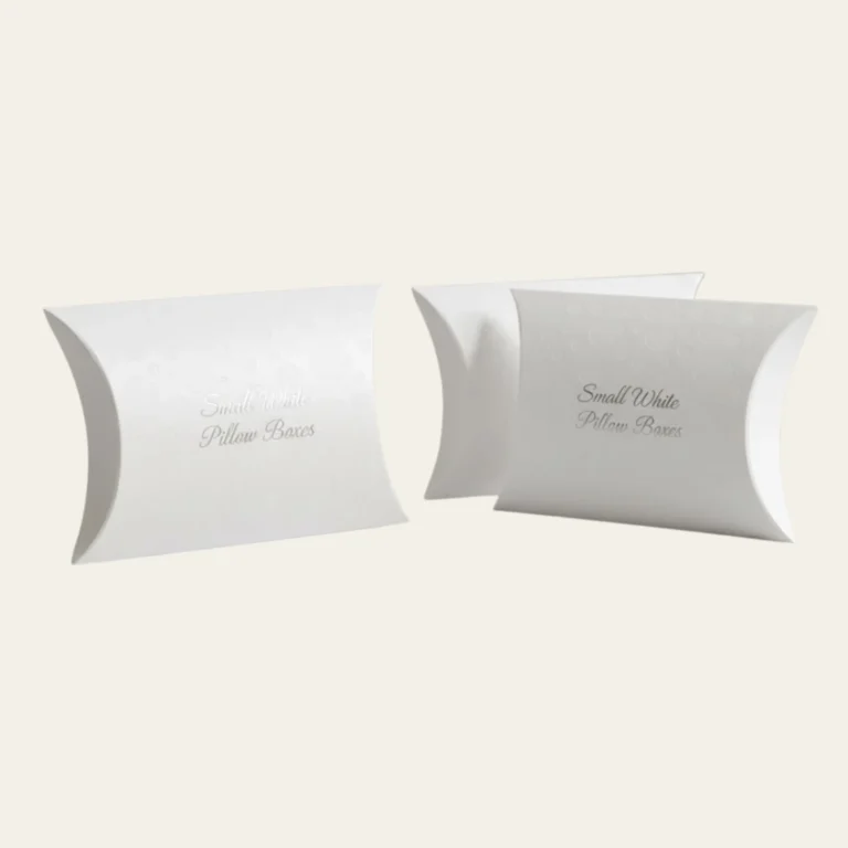 Small White Pillow Boxes - Hot Custom Boxes