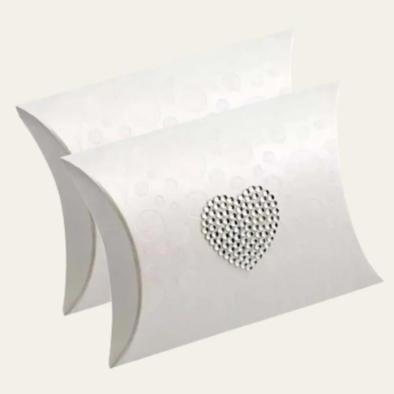 Small White Pillow Boxes - Hot Custom Boxes