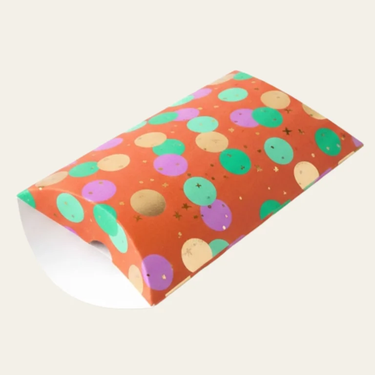 Medium Multicolor Pillow Boxes - Hot Custom Boxes