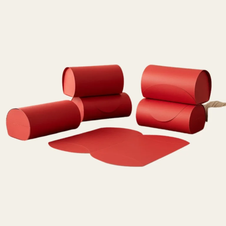 Medium Red Pillow Boxes - Hot Custom Boxes