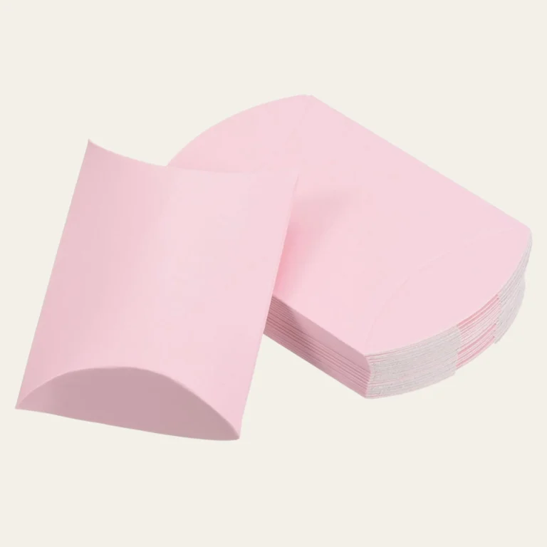 Small Pink Pillow Boxes - Hot Custom Boxes