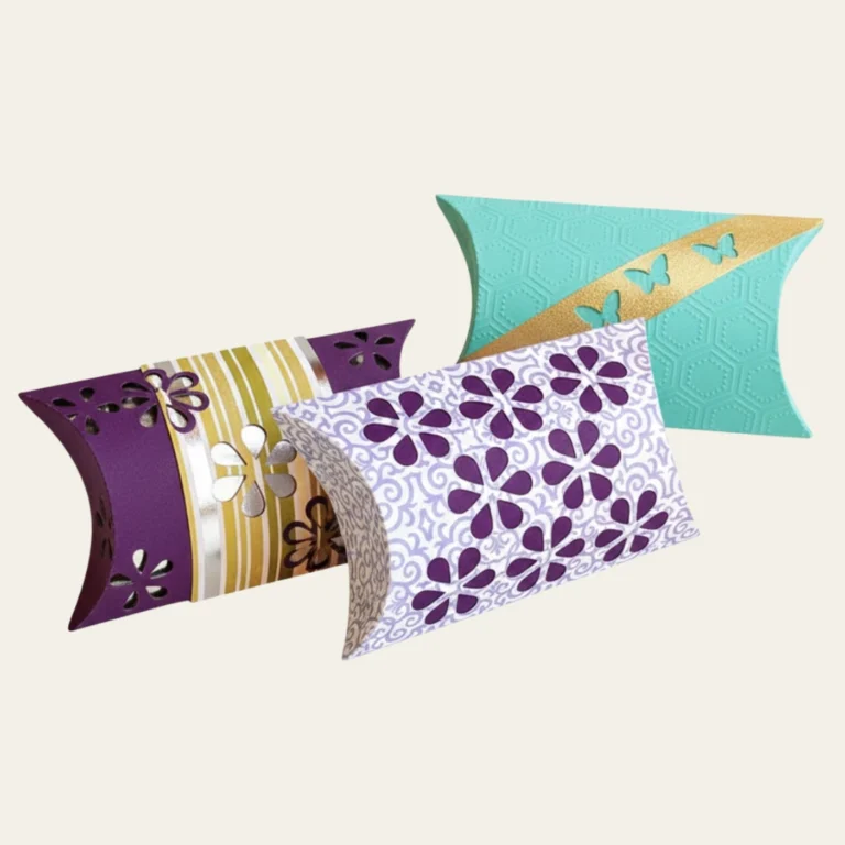 Small Multicolor Pillow Boxes - Hot Custom Boxes