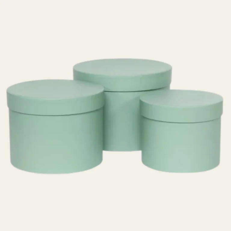 Green Round Boxes - Hot Custom Boxes