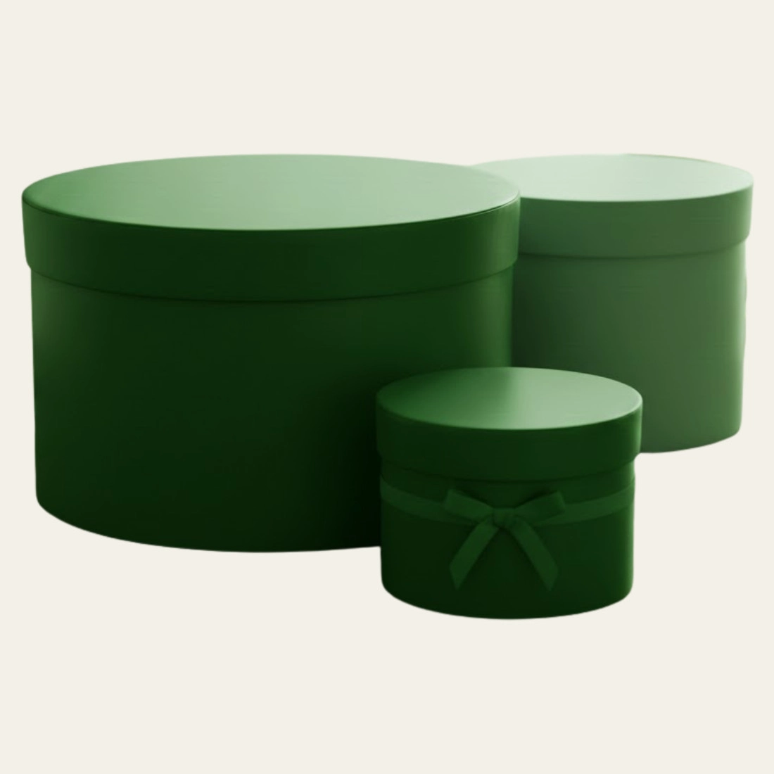 Green Round Boxes - Hot Custom Boxes