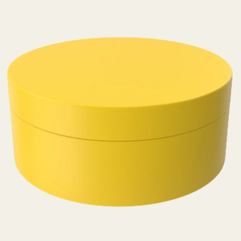 Yellow Round Boxes | Custom Yellow Round Packaging Boxes Wholesale
