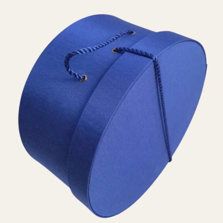 Blue Round Boxes - Hot Custom Boxes