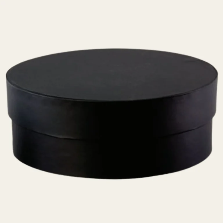 Black Round Boxes - Hot Custom Boxes