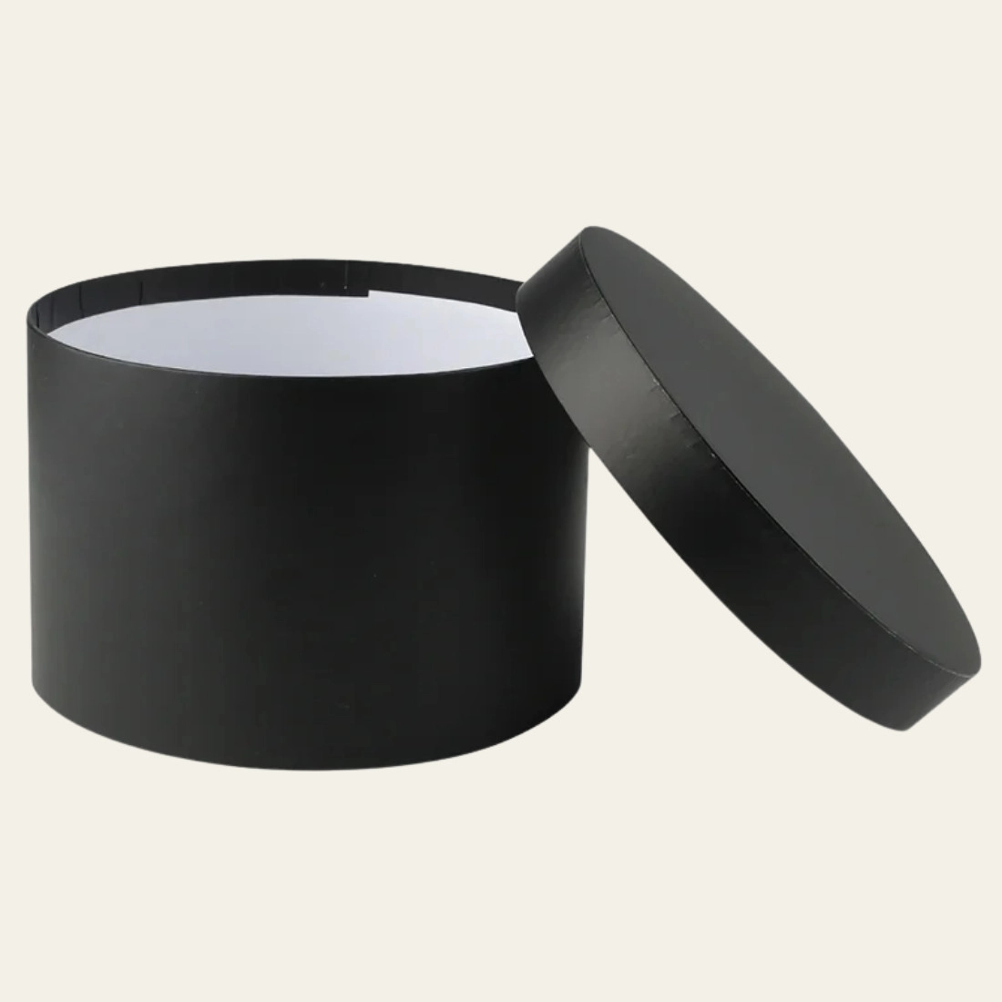 Black Round Boxes - Hot Custom Boxes