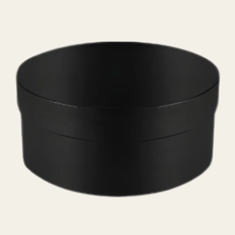 Black Round Boxes - Hot Custom Boxes