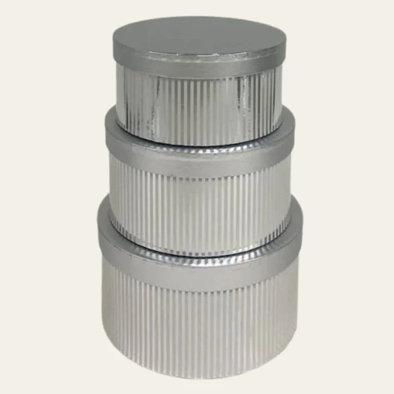 Silver Round Boxes - Hot Custom Boxes