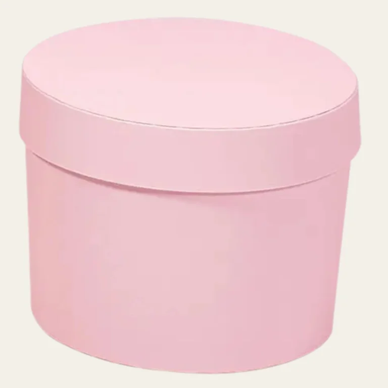 Pink Round Boxes - Hot Custom Boxes