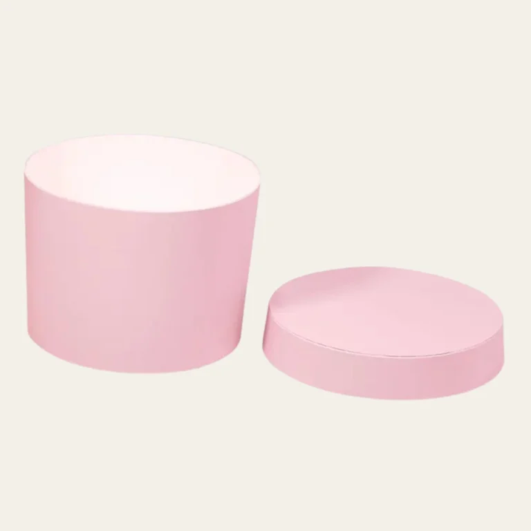 Pink Round Boxes - Hot Custom Boxes