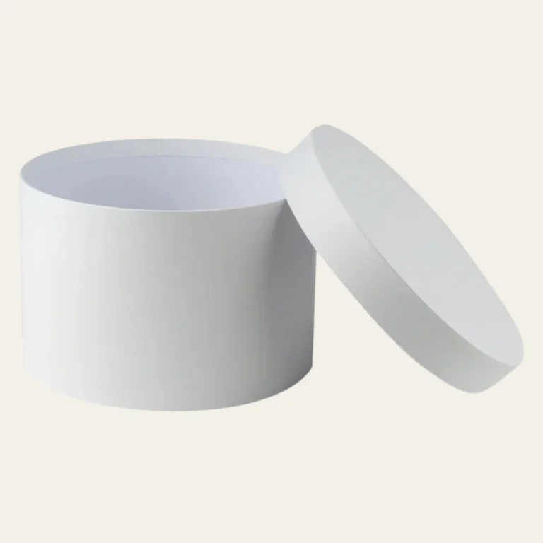 White Round Boxes - Hot Custom Boxes
