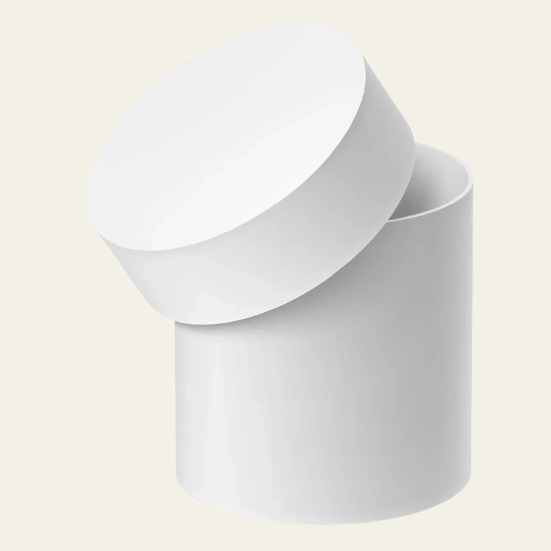 White Round Boxes - Hot Custom Boxes