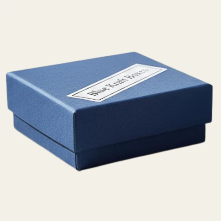 Blue Kraft Boxes - Hot Custom Boxes