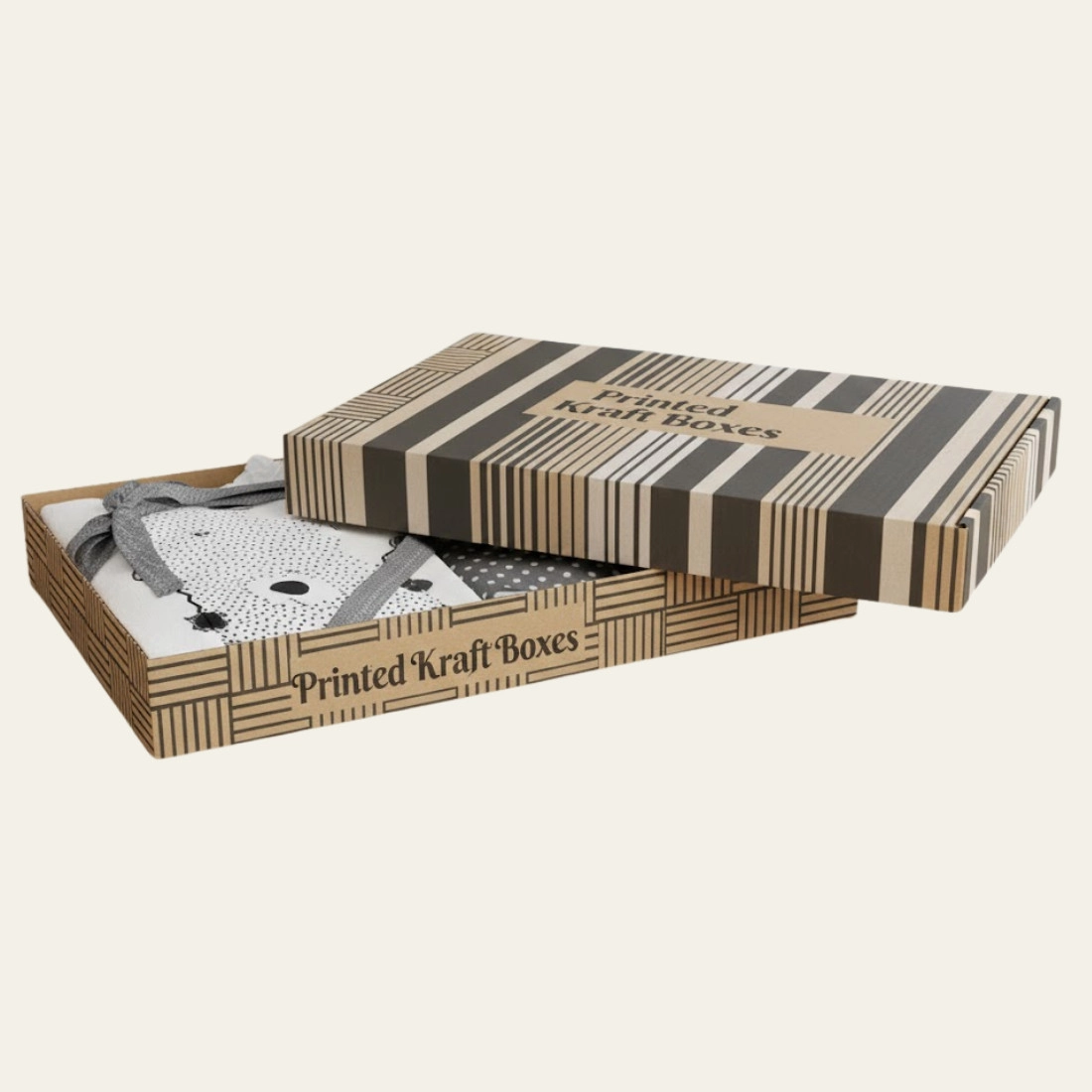 Kraft Apparel Boxes - Hot Custom Boxes