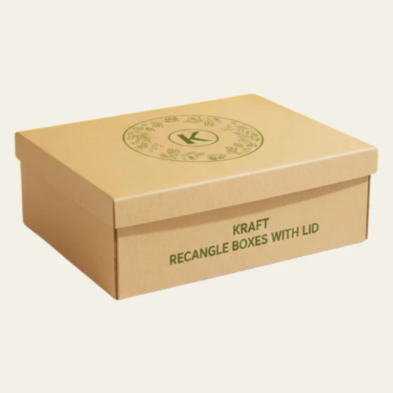 Kraft Rectangle Boxes with Lid - Hot Custom Boxes