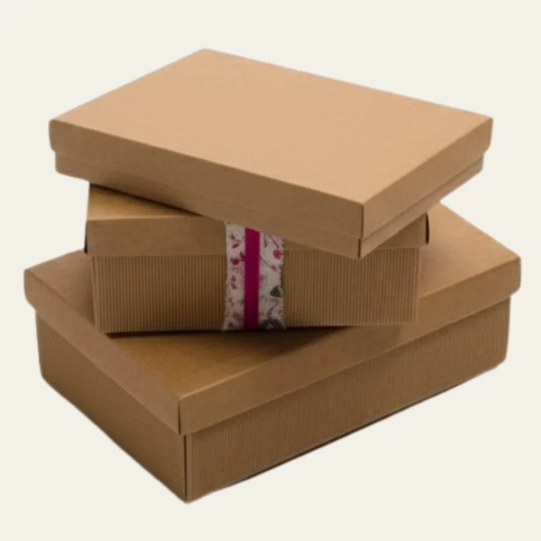 Kraft Rectangle Boxes with Lid - Hot Custom Boxes