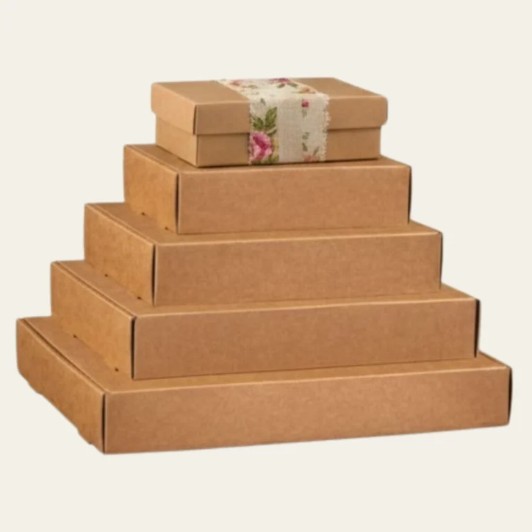 Kraft Rectangle Boxes with Lid - Hot Custom Boxes