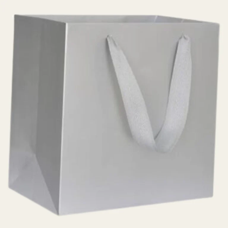 Gray Paper Bags - Hot Custom Boxes