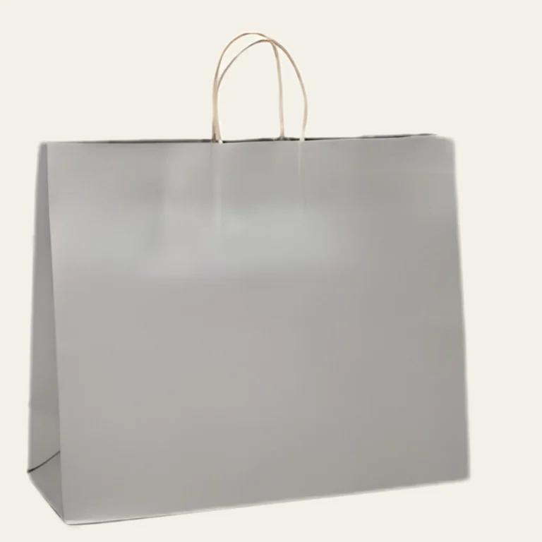 Gray Paper Bags - Hot Custom Boxes
