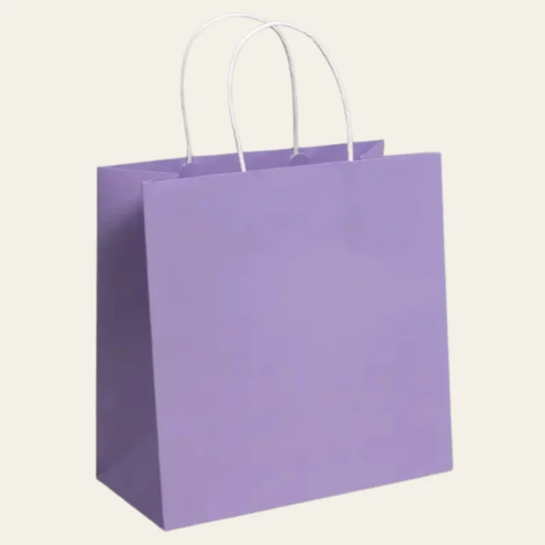 Purple Paper Bags - Hot Custom Boxes